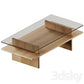 Wood Parallel Glass Coffee Table 3ds Max
