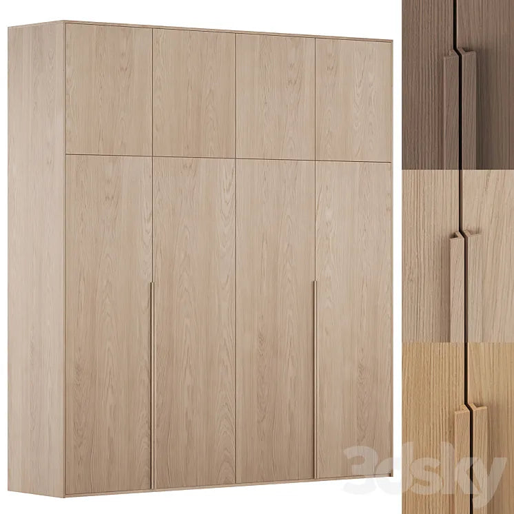 Wooden modular cabinet 3DSMAX Model