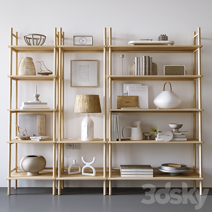 Wooden rack 3DS Max Model