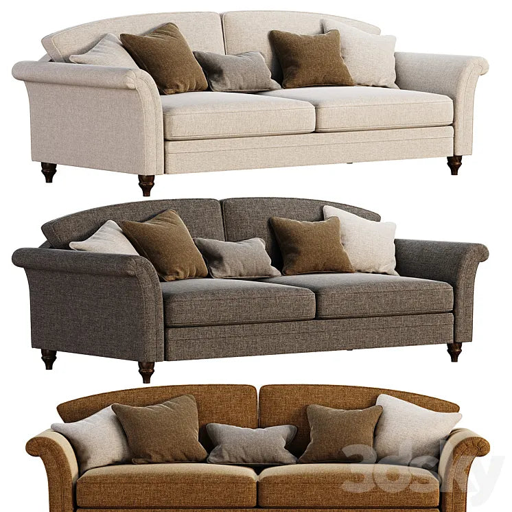 Woodstock 4 Seater Sofa 3DSMAX Model