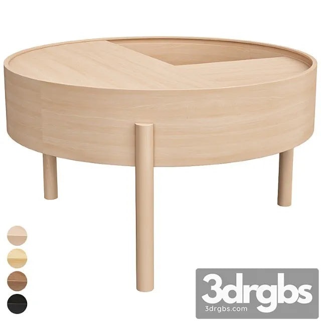 Woud Arc Coffee Table 3D Model Free