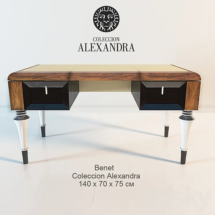 Writing desk BENET / COLECCION ALEXANDRA 3DSMAX Model