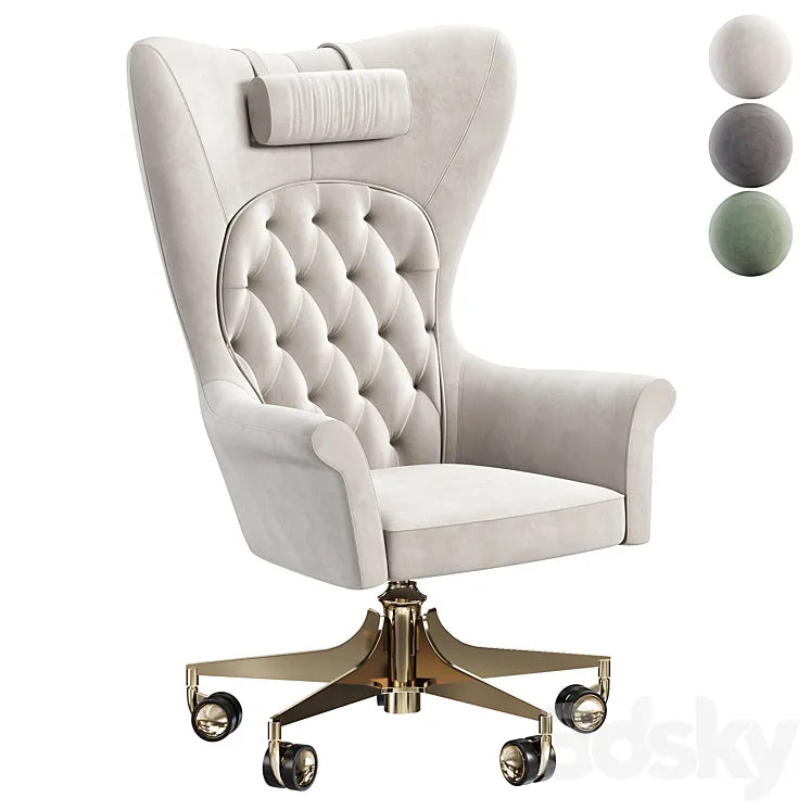 YORK SWIVEL ARMCHAIR by Visionnaire 3DSMAX Model