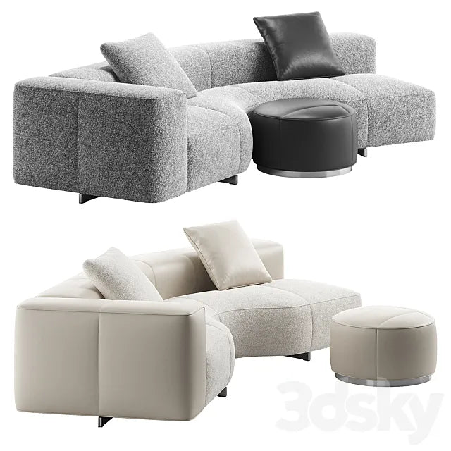 Yves Small Sofa 02 by Minotti 3ds Max