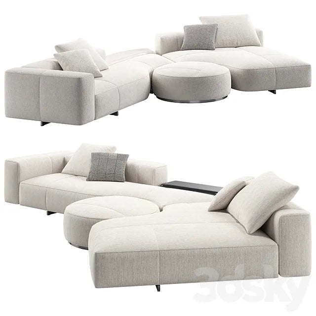Yves Sofa 02 by Minotti 3ds Max