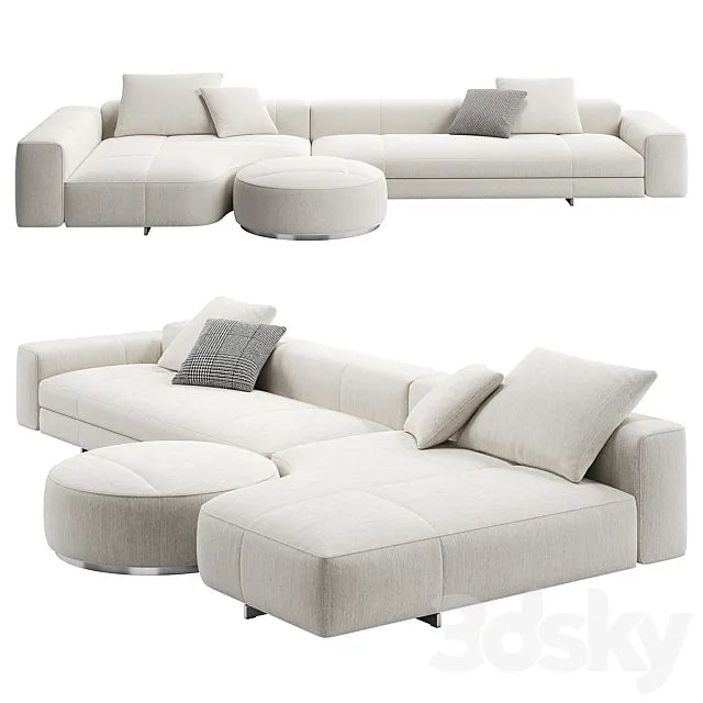 Yves Sofa 06 by Minotti 3ds Max