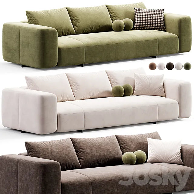Yves sofa by minotti 3ds Max