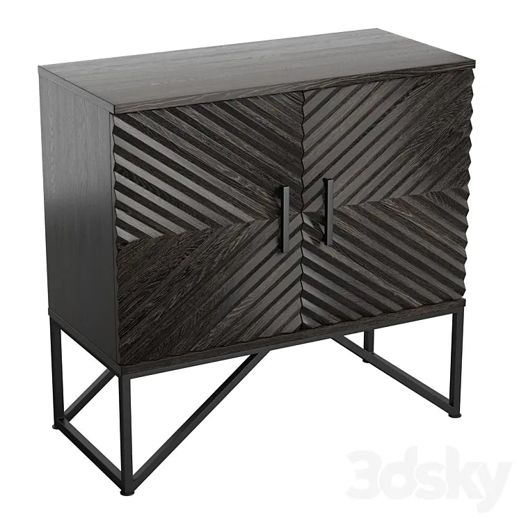 Zadie 2 Door Cabinet 3DSMAX Model