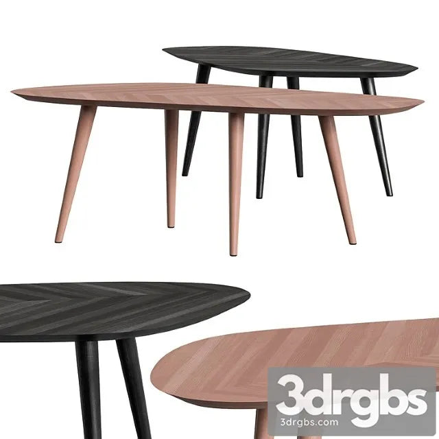Zanotta Tweed Tables 1 3D Model Free