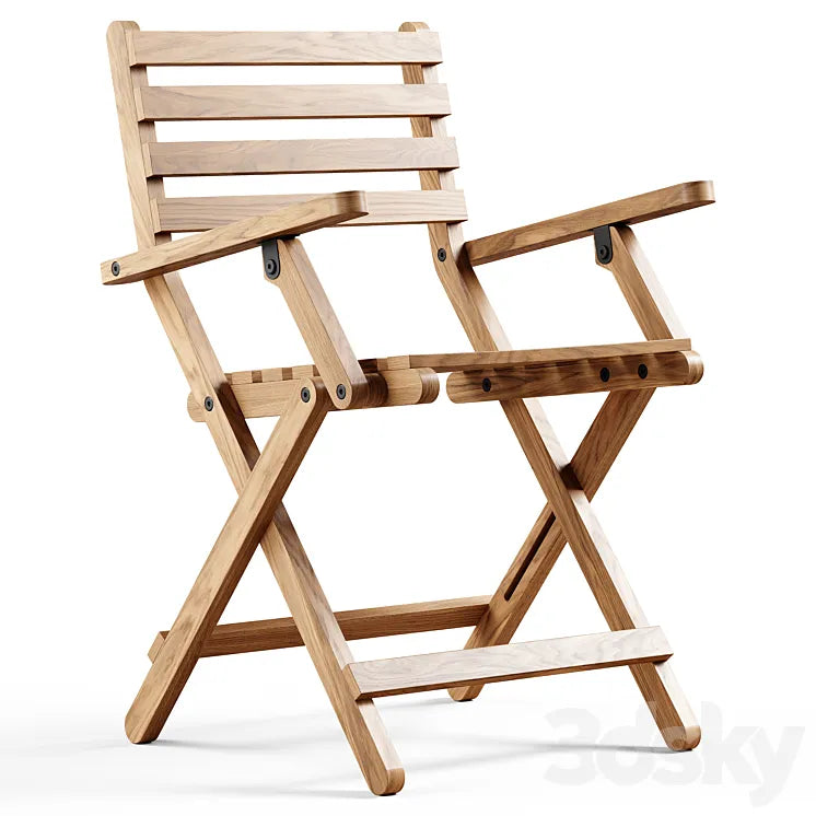Zara Home - The mango wood folding chair 3DSMAX Model