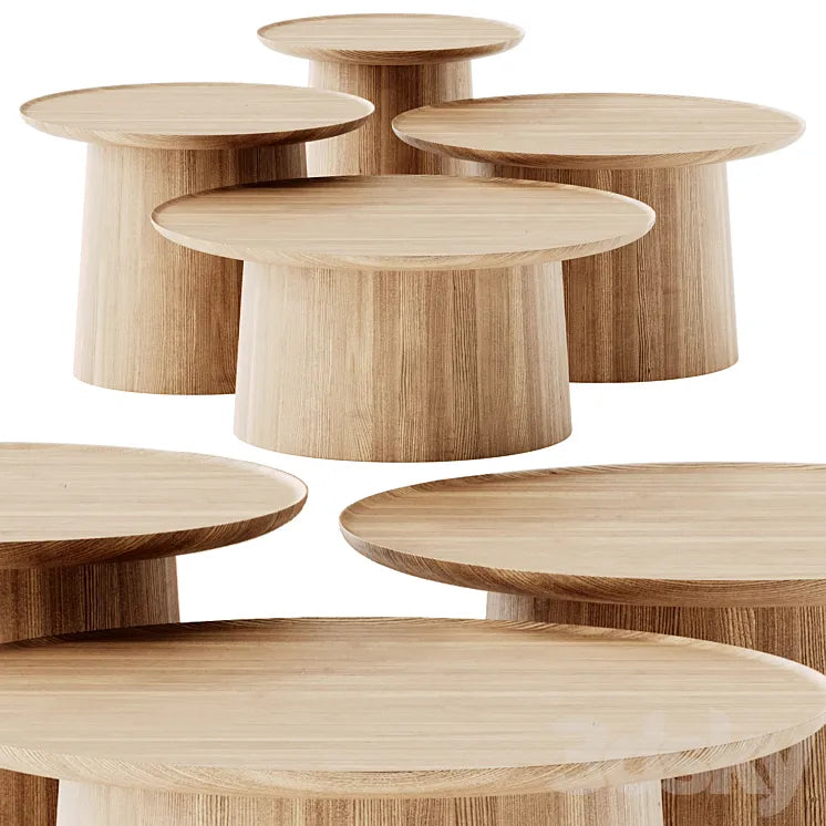 Zen Coffee Tables by Time & Style 3DSMAX Model