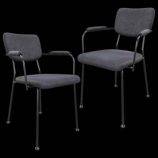 Zuiver Group   - Armchair Benson dark blue 3ds Max