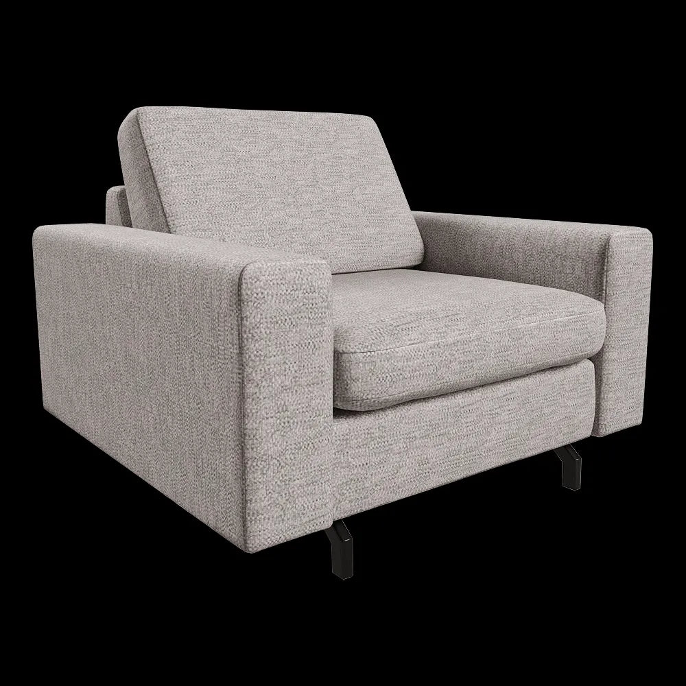 Zuiver Group   - Sofa Jean 1-seater grey 3ds Max