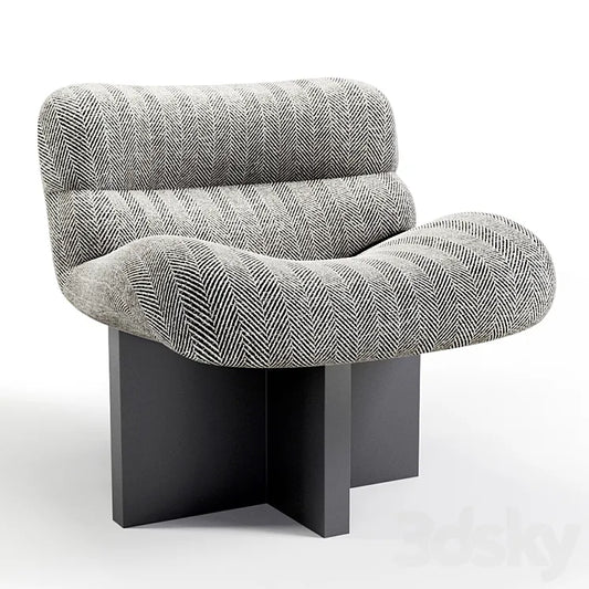 ZUMA LOUNGE - Modern Chair 3DSMAX Model